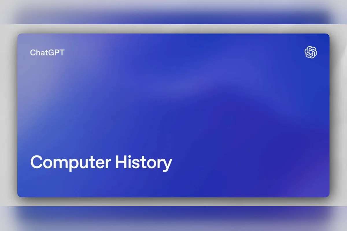 Giao diện giới thiệu tính năng Computer History của ChatGPT trên macOS